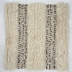 Cream Moroccan Wedding Pillow Cover Home Decor